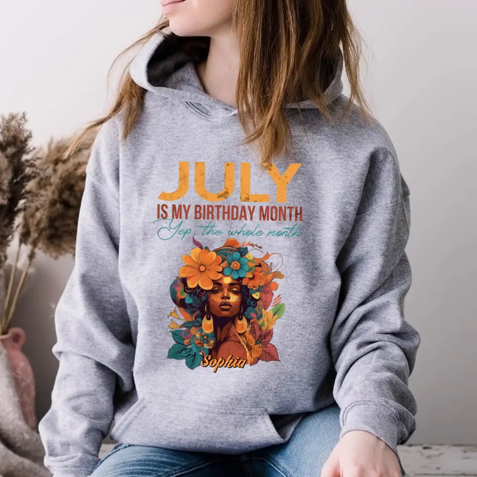 July Birthday Shirt, Custom Birthday Shirt, Queens Born In July, July Birthday Shirts For Woman