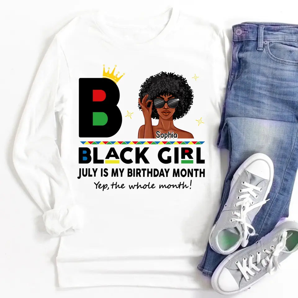 July Birthday Shirt, Custom Birthday Shirt, Queens Are Born In July, July Birthday Shirts For Woman, July Birthday Gifts