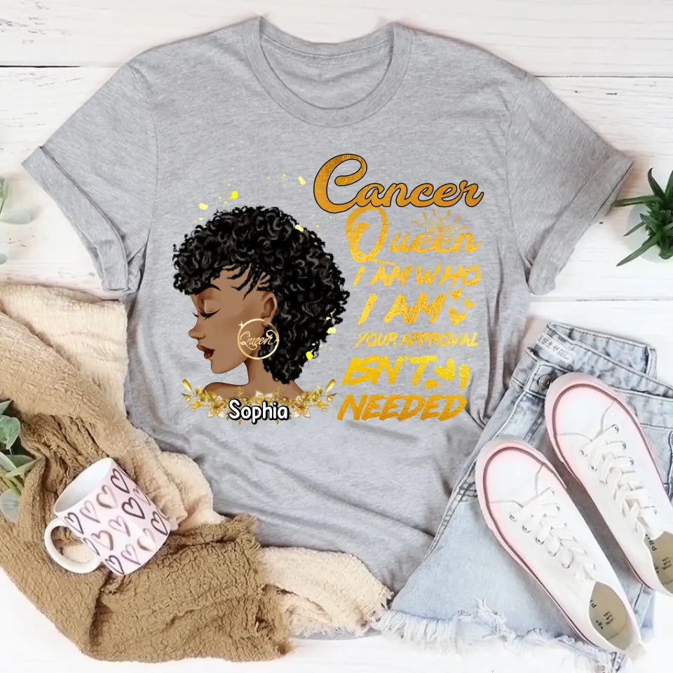 Custom Birthday Shirt, Cancer Zodiac T Shirt, Cancer Birthday Shirt, Cancer T Shirts For Ladies, Cancer Queen T Shirt
