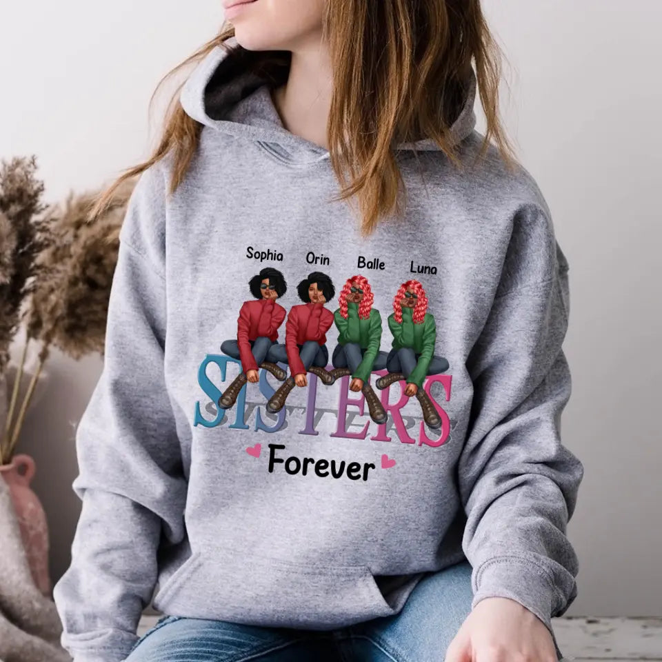 Personalized T Shirt, Sister Shirt, Gifts For Best Friends, Best Friend Shirts, Big Sister Shirt, Friend Shirt, Friends T Shirt Women