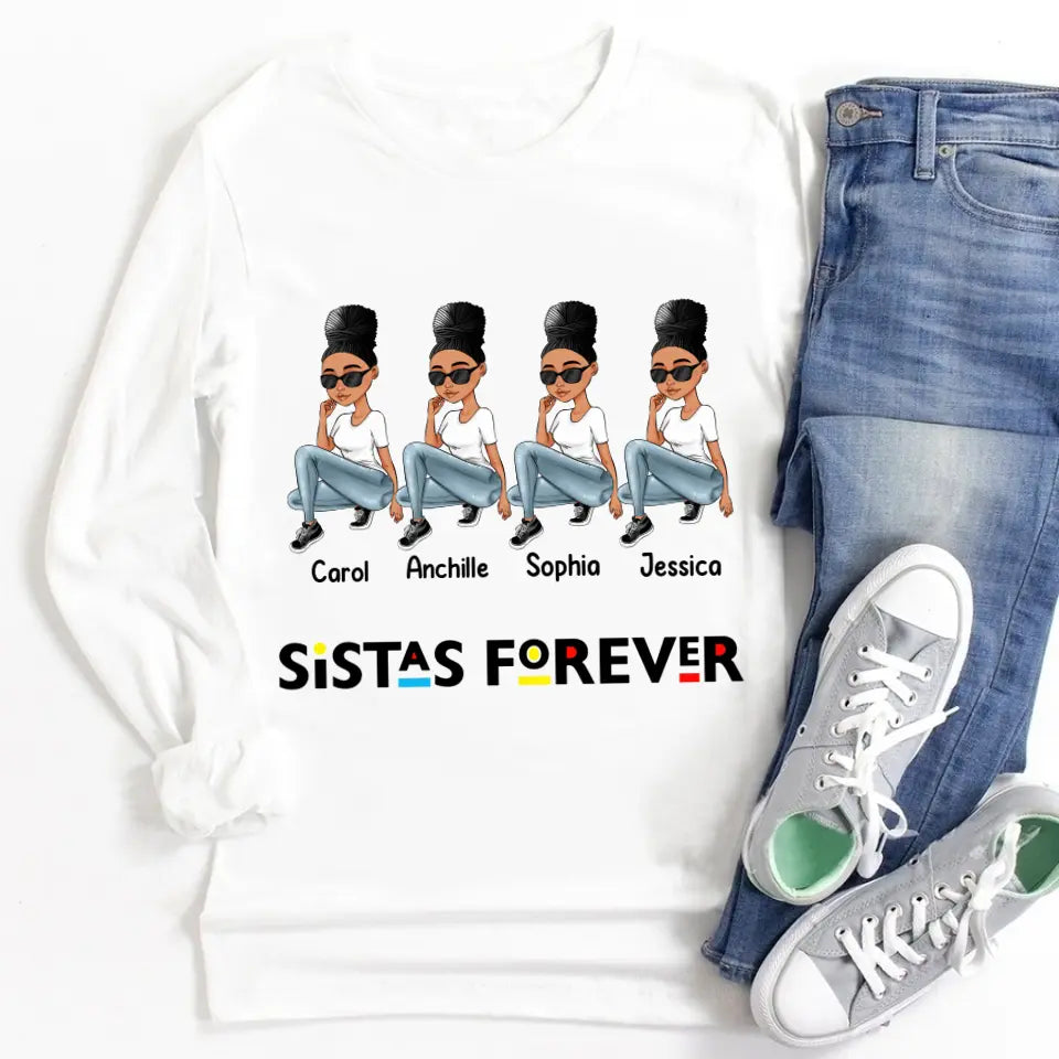 Personalized T Shirt, Sister Shirt, Gifts For Best Friends, Best Friend Shirts, Big Sister Shirt, Friend Shirt, Friends T Shirt Women