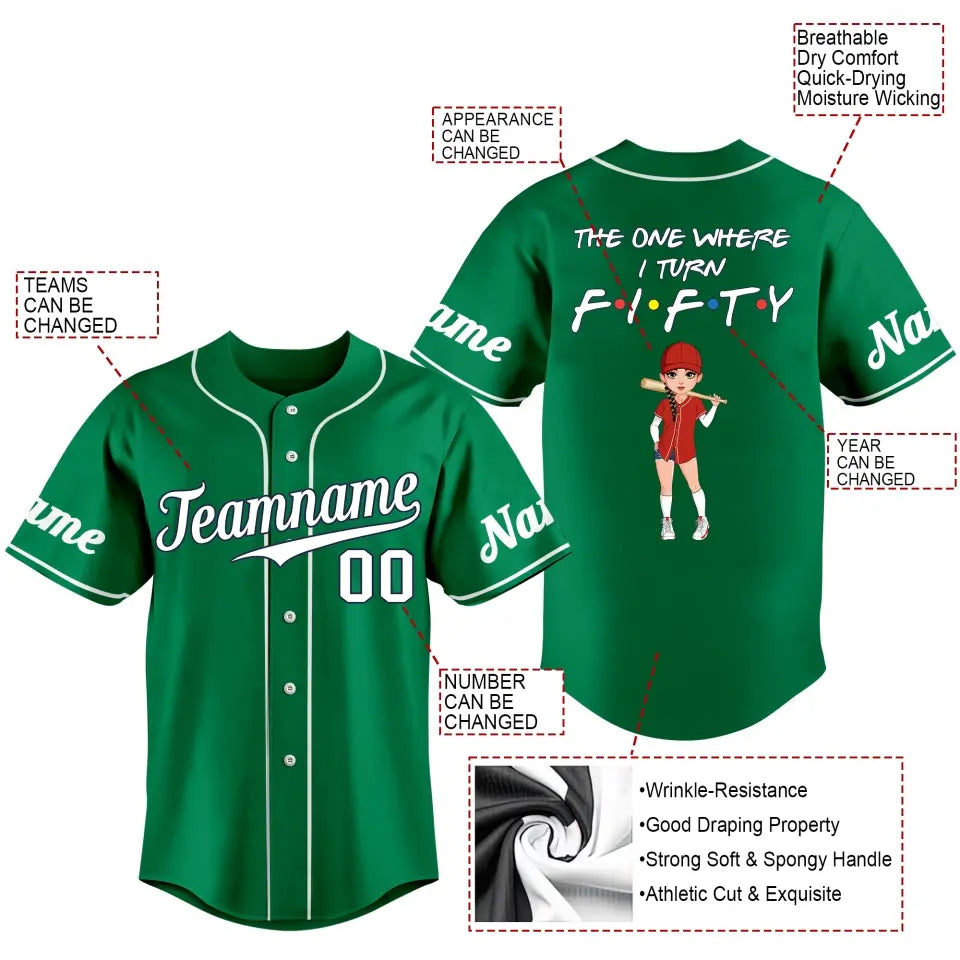 BaseBall Shirt, Custom Birthday Shirt, Turning 50 Shirt, Gifts For Women Turning 50, 50 And Fabulous Shirt, 1973 Baseball Lover