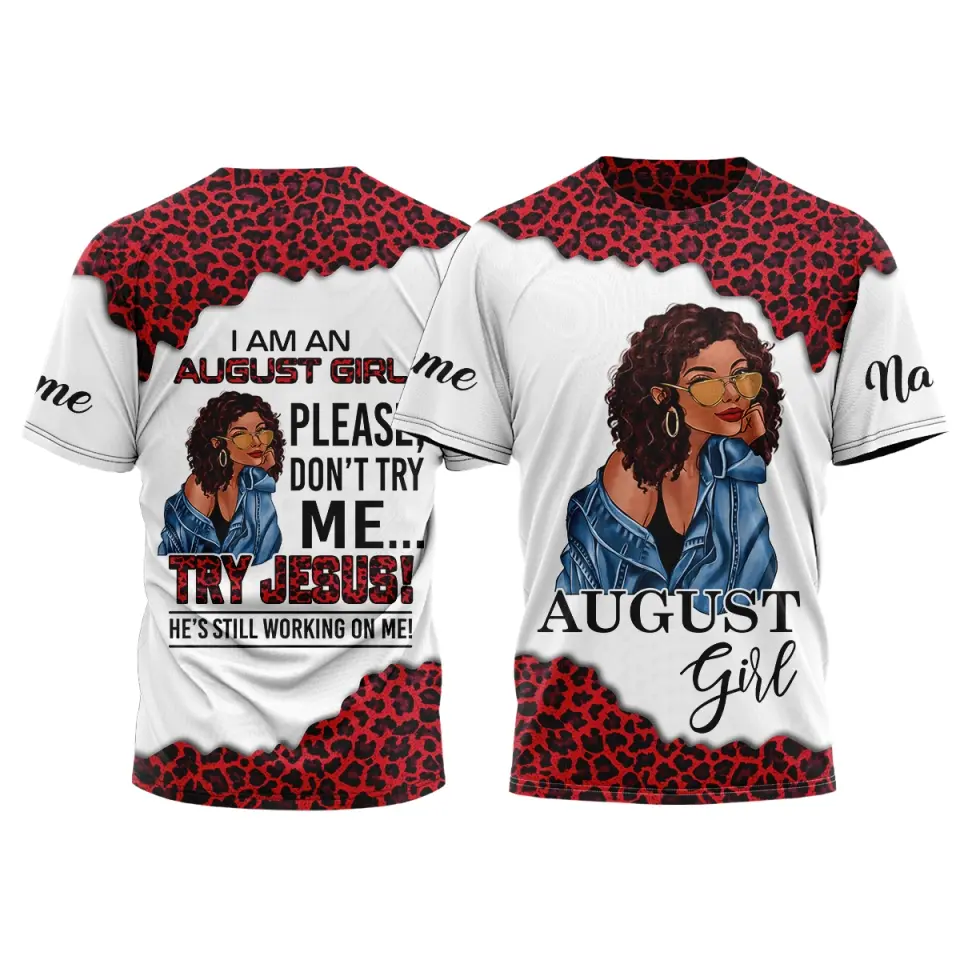 August Birthday Shirt, Custom Birthday Shirt, Queens Are Born In August, August Birthday Shirts For Woman