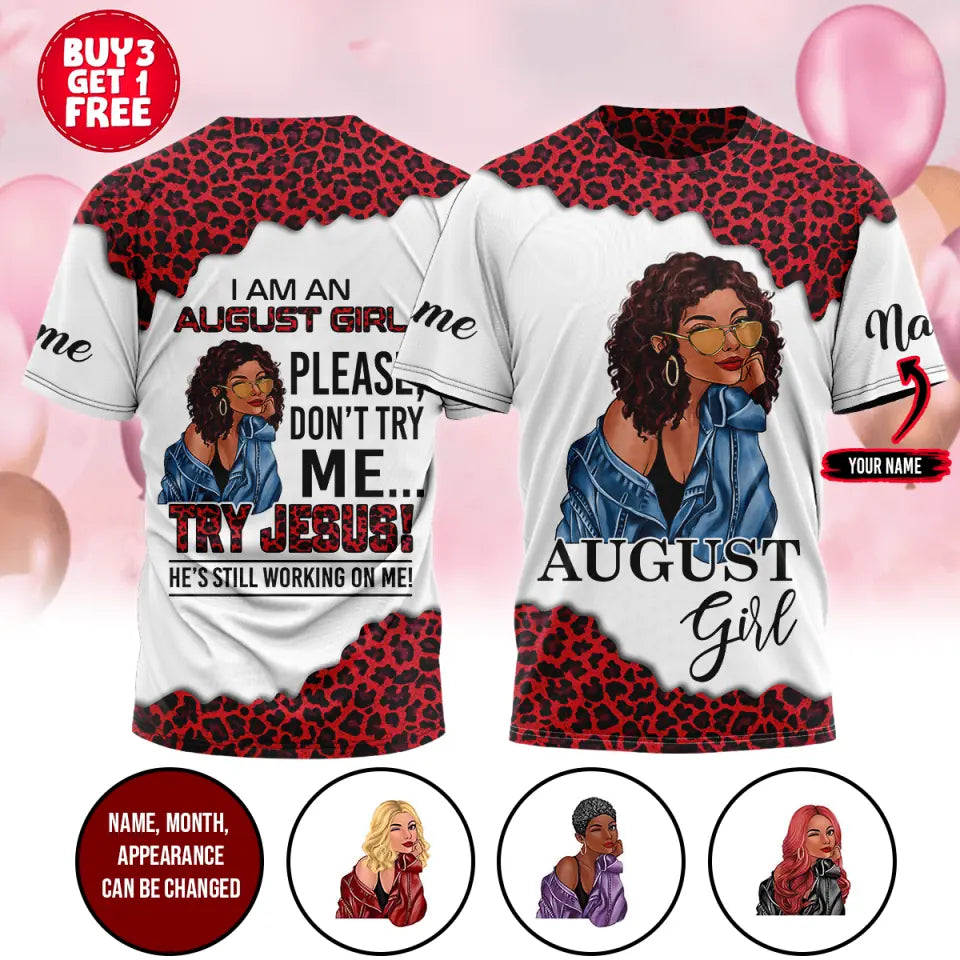 August Birthday Shirt, Custom Birthday Shirt, Queens Are Born In August, August Birthday Shirts For Woman