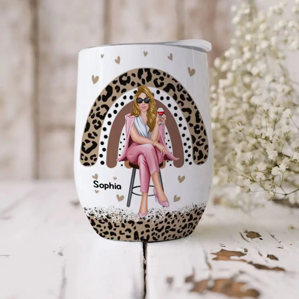 Personalized Wine Tumbler - Birthday Gift For September Queen, September birthday gifts, September Birthday Gift idea For Her