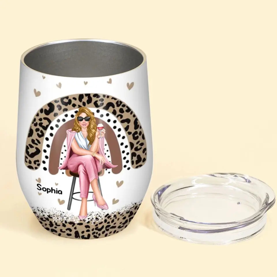 Personalized Wine Tumbler - Birthday Gift For September Queen, September birthday gifts, September Birthday Gift idea For Her