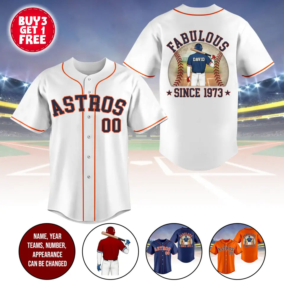 BaseBall Shirt, Custom Birthday Shirt, Turning 50 Shirt, Gifts For Man Turning 50, 50 And Fabulous Shirt, 1973 Baseball Lover