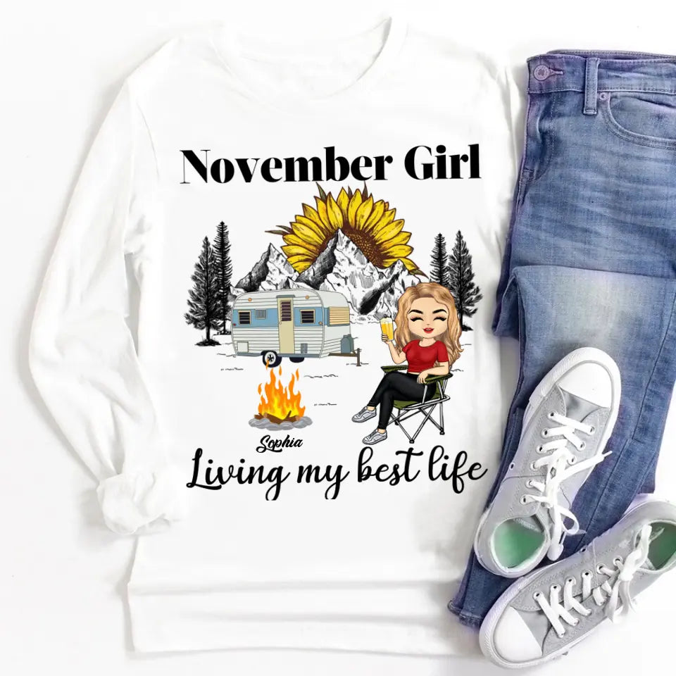 November Birthday Shirt, Custom Birthday Shirt, Queens Are Born In November, November Birthday Shirts For Woman, November Birthday Gifts