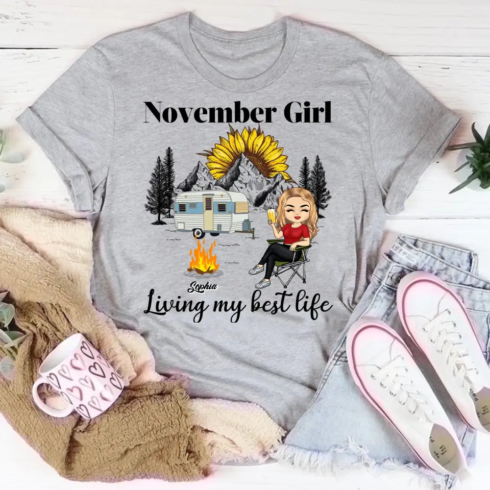 November Birthday Shirt, Custom Birthday Shirt, Queens Are Born In November, November Birthday Shirts For Woman, November Birthday Gifts