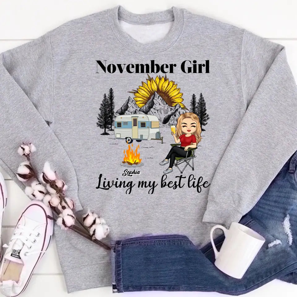 November Birthday Shirt, Custom Birthday Shirt, Queens Are Born In November, November Birthday Shirts For Woman, November Birthday Gifts
