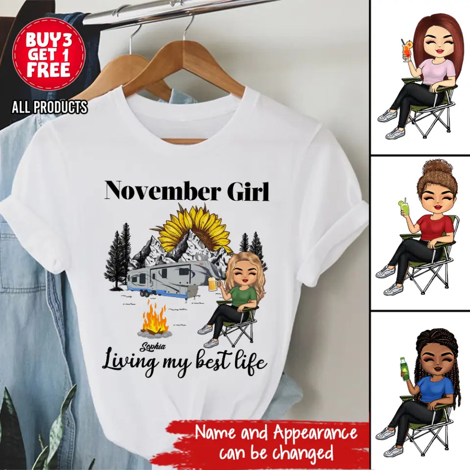 November Birthday Shirt, Custom Birthday Shirt, Queens Are Born In November, November Birthday Shirts For Woman, November Birthday Gifts