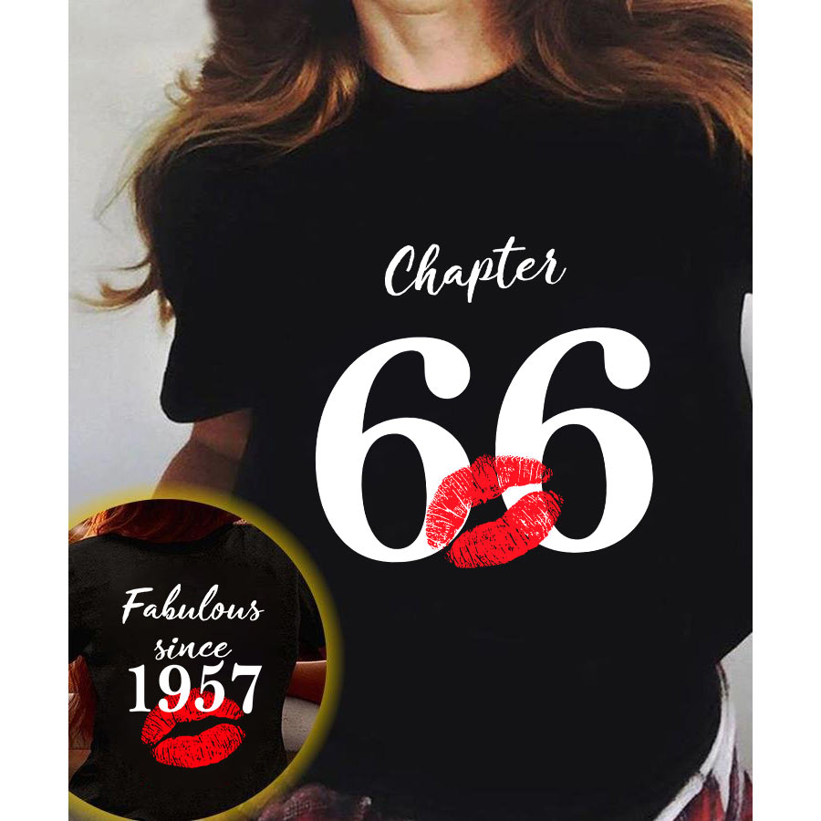 66th Birthday Gifts Ideas 66th Birthday Shirt For Her Back In 1957 Turning 66 Shirts 66th Birthday T Shirts For Woman