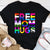 LGBT Shirts, Rainbow Pride Shirt, Free Mom Hugs Tshirt Rainbow LGBTQ LGBT Pride Month T-Shirt