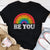 LGBT Shirts, Rainbow Pride Shirt, LGBTQ Be You Gay Pride LGBT Ally Rainbow Flag Retro Vintage T-Shirt