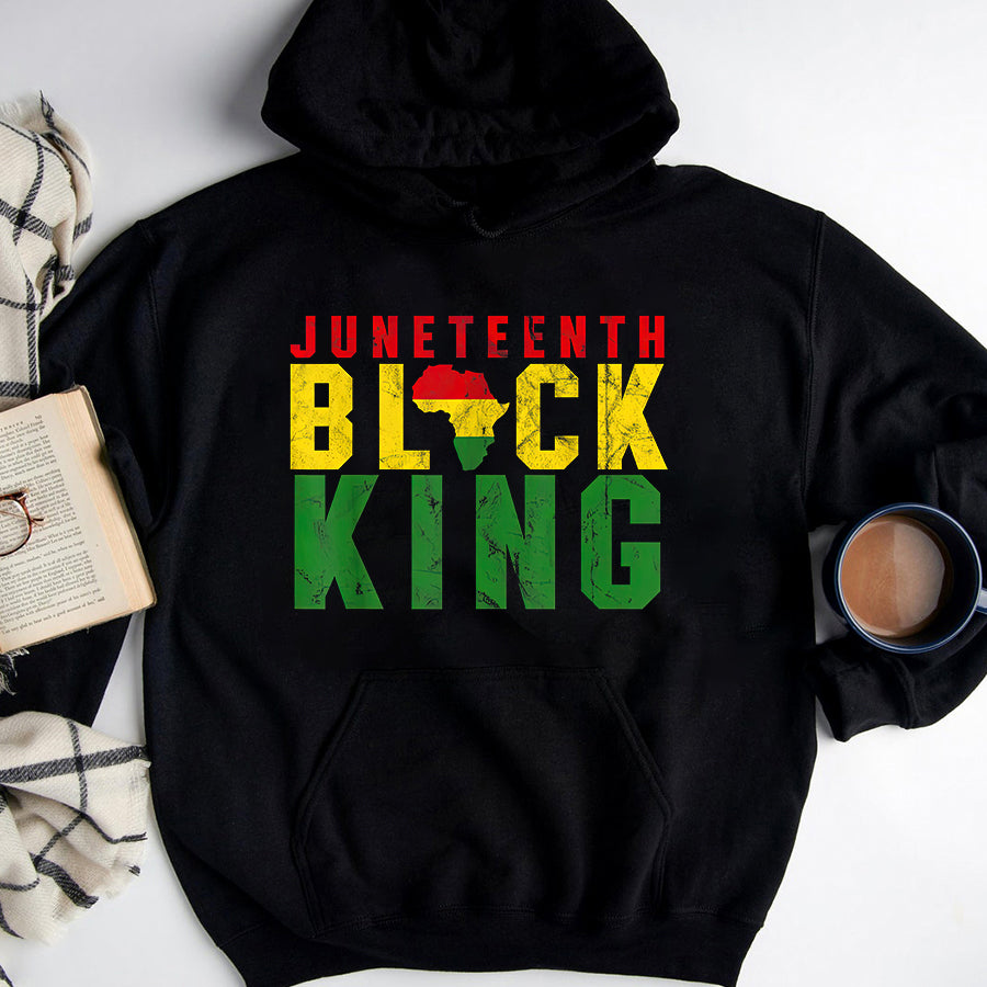 Juneteenth Shirt Juneteenth Black King Emancipation Day Melanin Black Pride T-Shirt