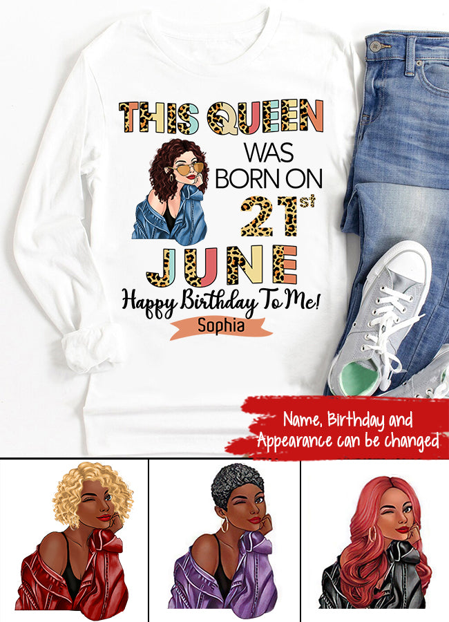 June Birthday Shirt, Custom Birthday Shirt, Queens Born In June, June Birthday Gifts, June shirts for Woman
