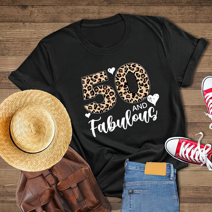 Vintage 1972 Shirt, 50th Birthday Shirt, Gifts For 50 Years Old, 50 And Fabulous Shirt, Turning 50 And Fabulous Birthday Cotton Shirt