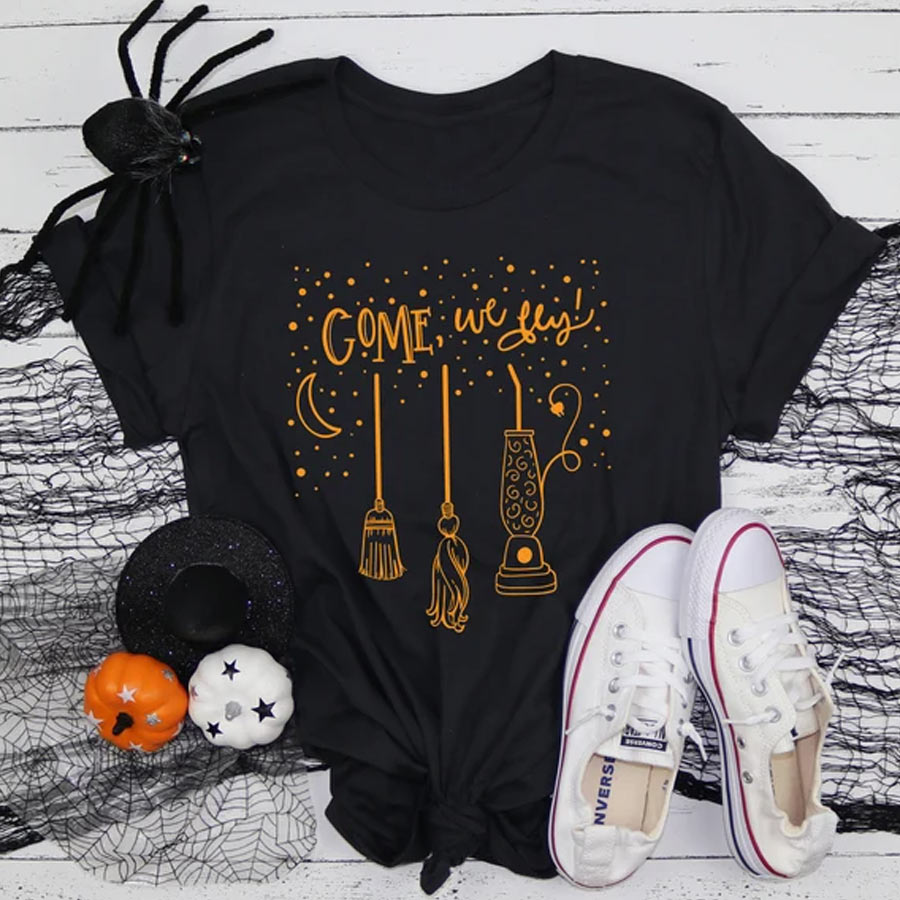 Witch Halloween shirts, Funny Halloween Shirt, Skeleton Hands Shirt, Pumpkin Lover gift for women, Halloween Gift