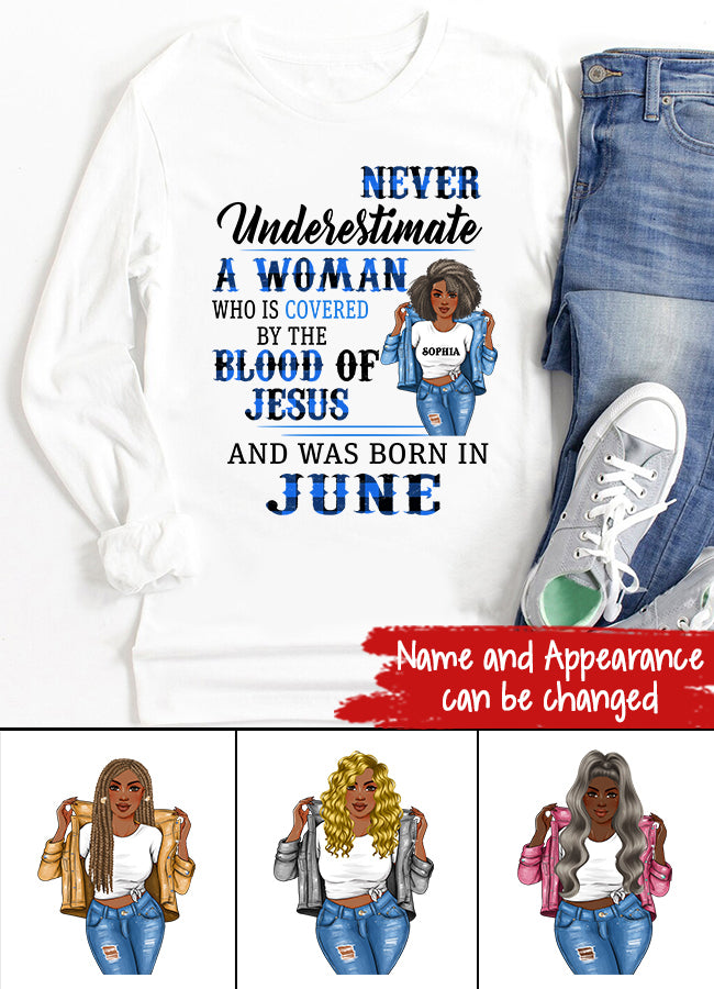 June Birthday Shirt, Custom Birthday Shirt, Queens Born In June, June Birthday Shirts For Woman, June Birthday Gifts