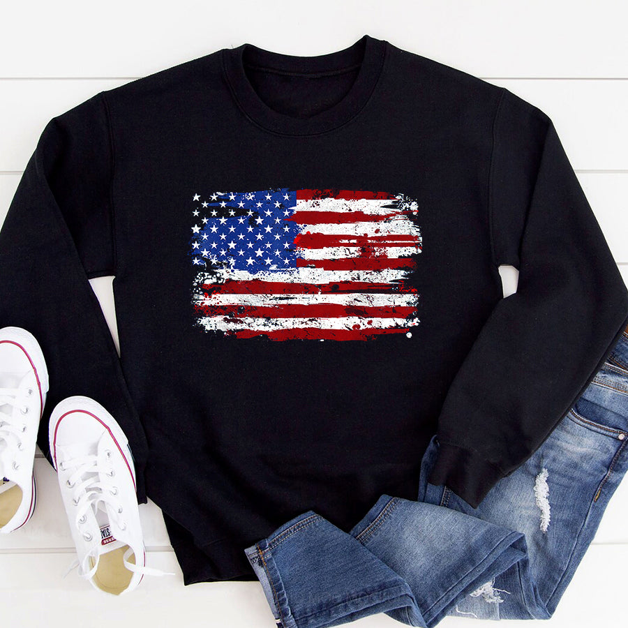 Independence Day Shirt American Flag USA United States of America US 4th of July T-Shirt
