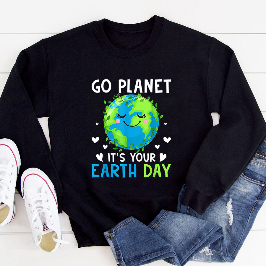 Earth Day Everyday Shirt Earth Day 2022 Go Planet It&#39;s Your Earth Day T-Shirt Save The Planet Shirts