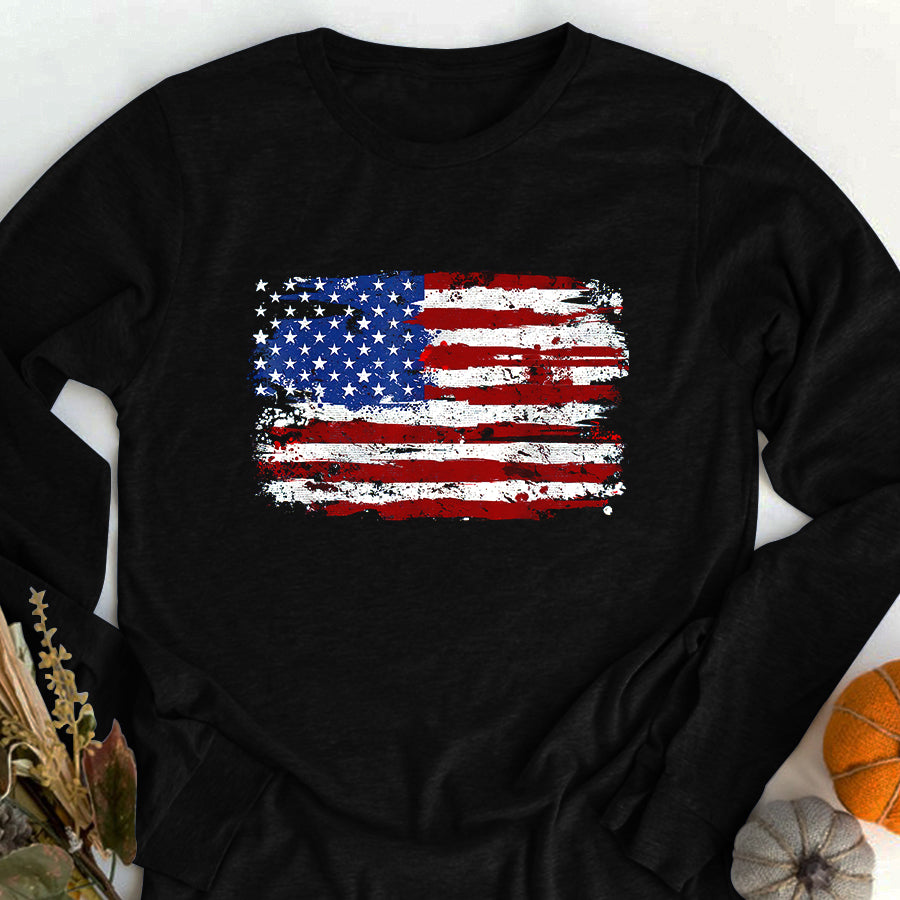 Independence Day Shirt American Flag USA United States of America US 4th of July T-Shirt