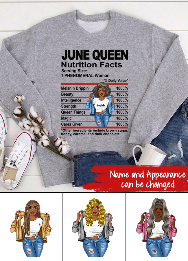 June Birthday Shirt, Custom Birthday Shirt, Queens Born In June, June Birthday Shirts For Woman, June Birthday Gifts, June Is My Birthday Month, Yep The Whole Month