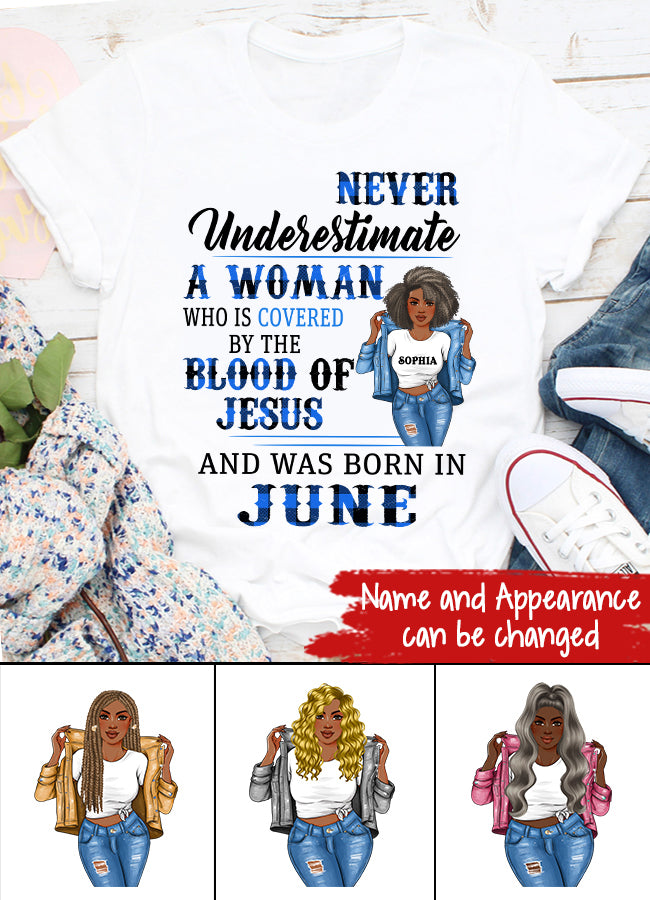 June Birthday Shirt, Custom Birthday Shirt, Queens Born In June, June Birthday Shirts For Woman, June Birthday Gifts