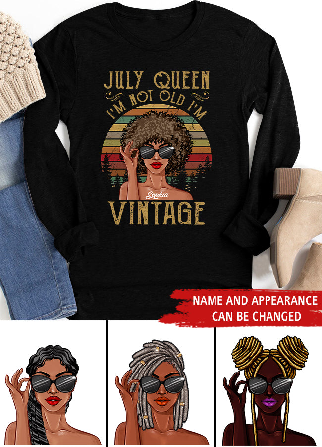 July Birthday Shirt, Custom Birthday Shirt, Queens Born In July, July Birthday Shirts For Woman, July Birthday Gifts