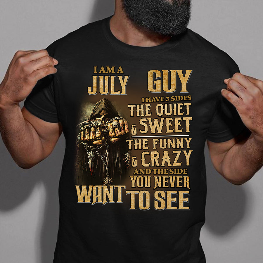 July Birthday Shirt, Kings are Born In July, July Birthday Shirts For Men, July Birthday Gifts, July Is My Birthday Month, Yep The Whole Month