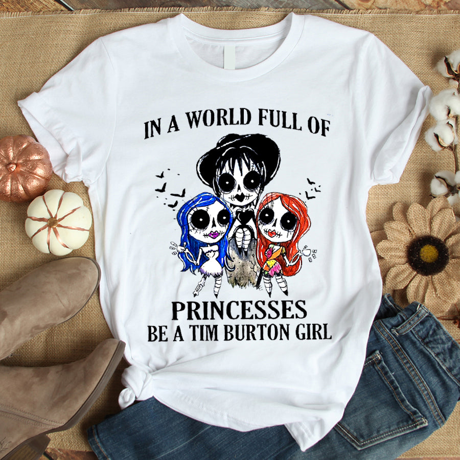 In a World Full Of Princesses Witch Halloween shirt, Funny Halloween Shirt, Witch Lover, Unisex Tees For Halloween