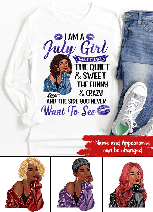 July Birthday Shirt, Custom Birthday Shirt, Queens Born In July, July Birthday Shirts For Woman, July Birthday Gifts