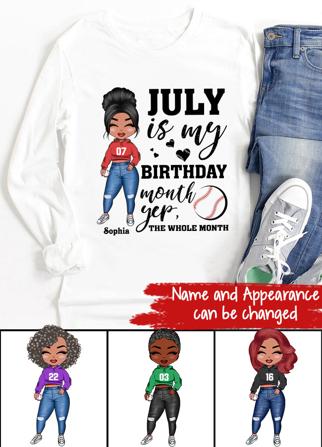 July Birthday Shirt, Custom Birthday Shirt, Queens Born In July, July Birthday Shirts For Woman, July Birthday Gifts
