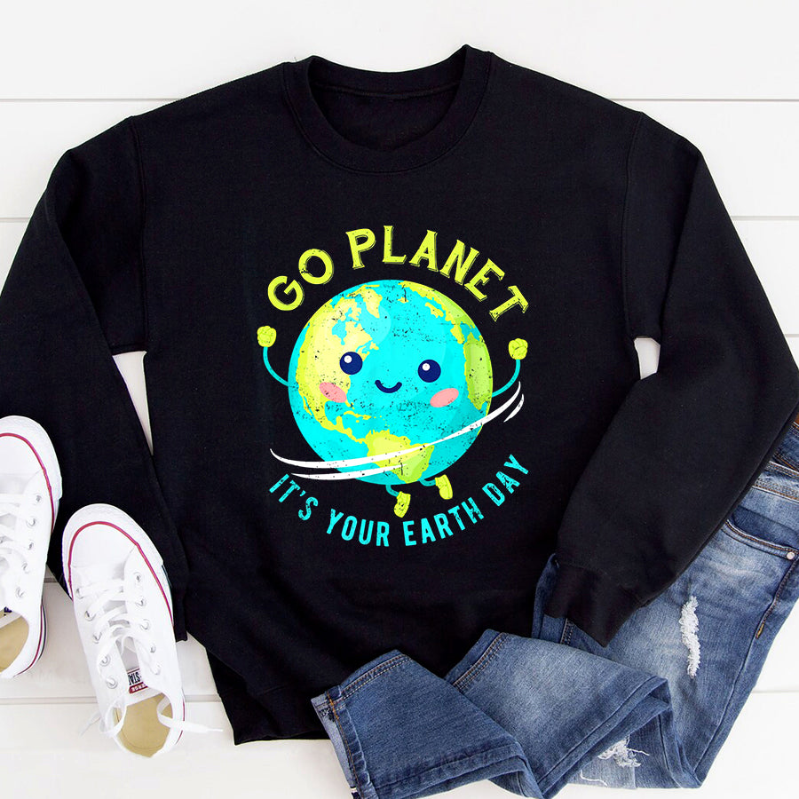 Earth Day Everyday Shirt Earth Day 2022 Go Planet It's Your Earth Day T-Shirt Save The Planet Shirts