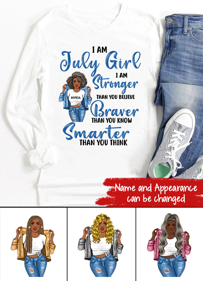 July Birthday Shirt, Custom Birthday Shirt, Queens Born In July, July Birthday Shirts For Woman, July Birthday Gifts