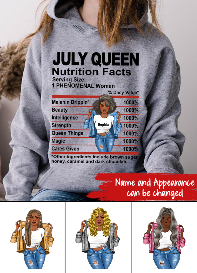 July Birthday Shirt, Custom Birthday Shirt, Queens Born In July, July Birthday Shirts For Woman, July Birthday Gifts, July Is My Birthday Month, Yep The Whole Month