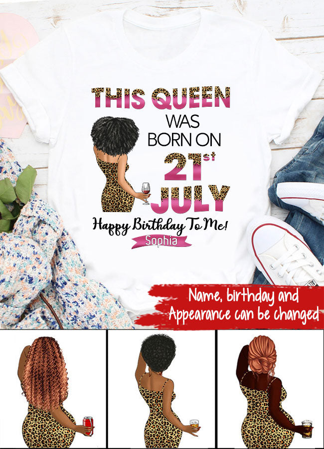 July Birthday Shirt, Custom Birthday Shirt, Queens Are Born In July, July Birthday Shirts For Woman, July Birthday Gifts