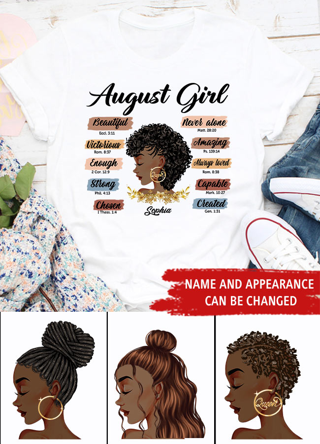 August Birthday Shirt, Custom Birthday Shirt, Queens are Born In August, August Birthday Shirts For Woman, August Birthday Gifts