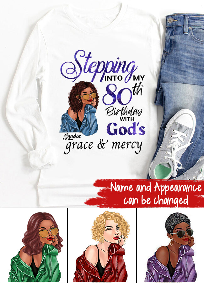 Chapter 80, Fabulous Since 1943 80th Birthday Unique T Shirt For Woman, Custom Birthday Shirt, Her Gifts For 80 Years Old , Turning 80 Birthday Cotton Shirt