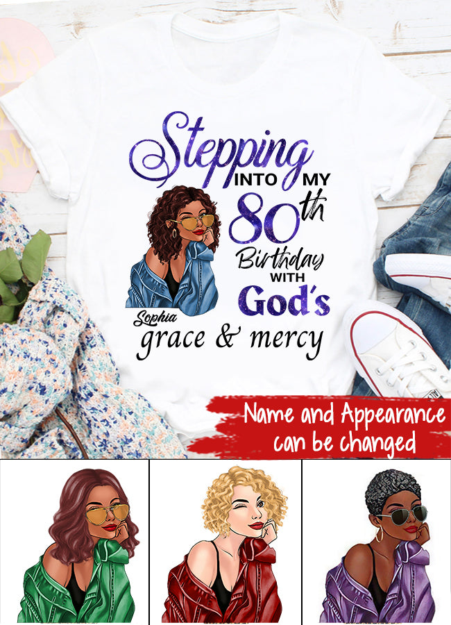 Chapter 80, Fabulous Since 1943 80th Birthday Unique T Shirt For Woman, Custom Birthday Shirt, Her Gifts For 80 Years Old , Turning 80 Birthday Cotton Shirt