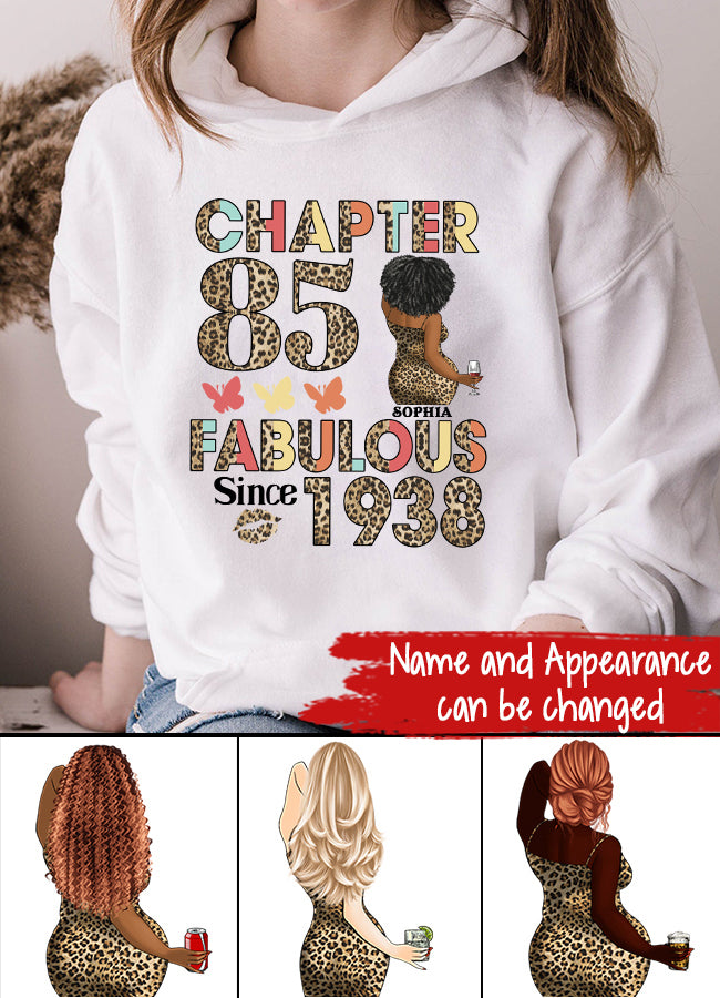Chapter 85, Fabulous Since 1938 85th Birthday Unique T Shirt For Woman, Custom Birthday Shirt, Her Gifts For 85 Years Old , Turning 85 Birthday Cotton Shirt
