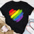 LGBT Shirts, Rainbow Pride Shirt, LGBT Gay Pride Flag Shirt, Gay Pride 2022 Heart Lgbt T-Shirt