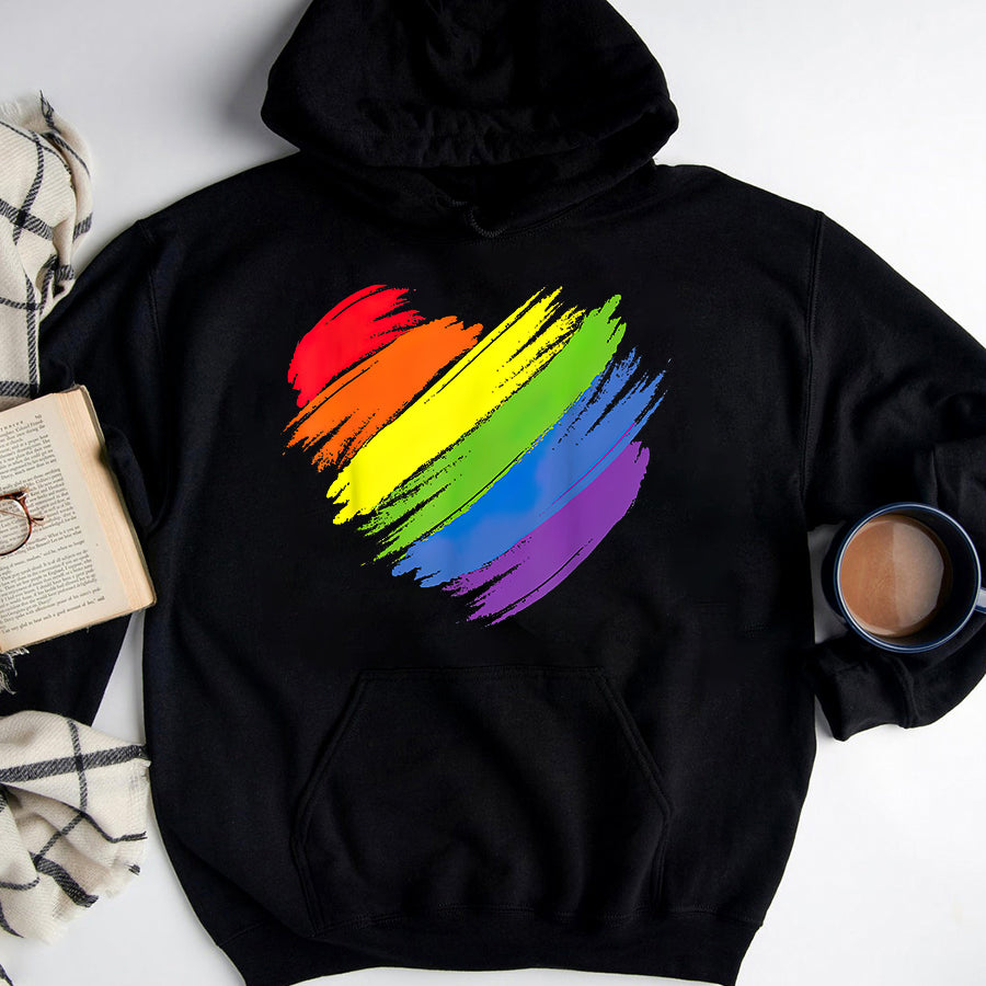 LGBT Shirts, Rainbow Pride Shirt, LGBT Gay Pride Flag Shirt, Gay Pride 2022 Heart Lgbt T-Shirt