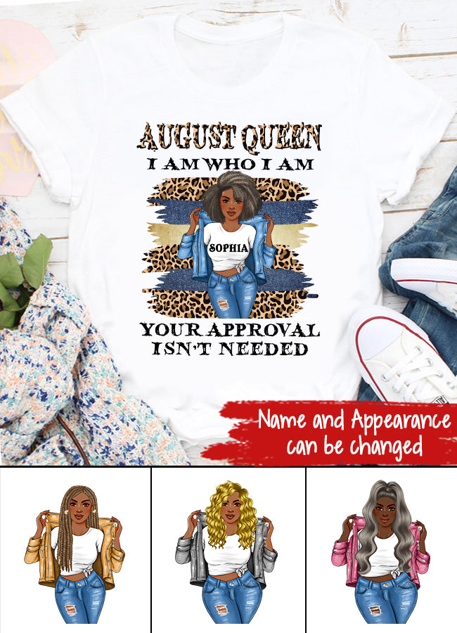 August Birthday Shirt, Custom Birthday Shirt, Queens are Born In August, August Birthday Shirts For Woman, August Birthday Gifts