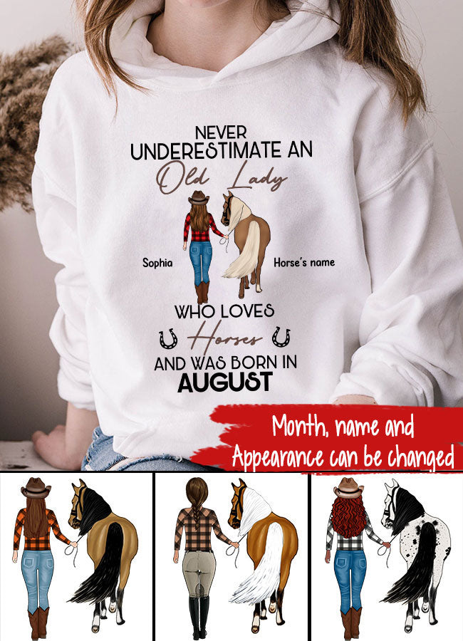 Custom Birthday Shirt, July Birthday Gifts for For Horse Mom, Horse Lover, July Is My Birthday Month, Yep The Whole Month