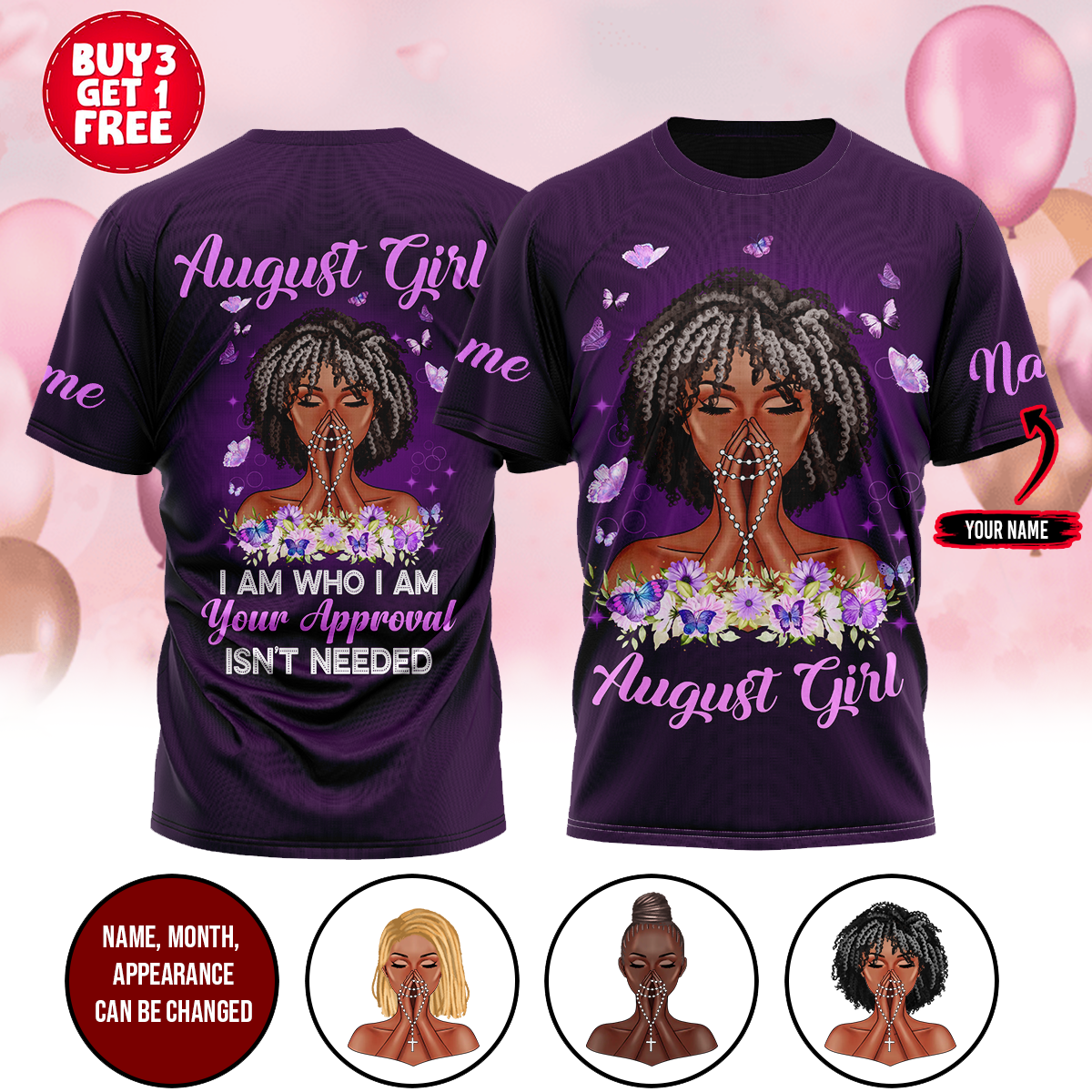 August Birthday Shirt, Custom Birthday Shirt, Queens Are Born In August, August Birthday Shirts For Woman