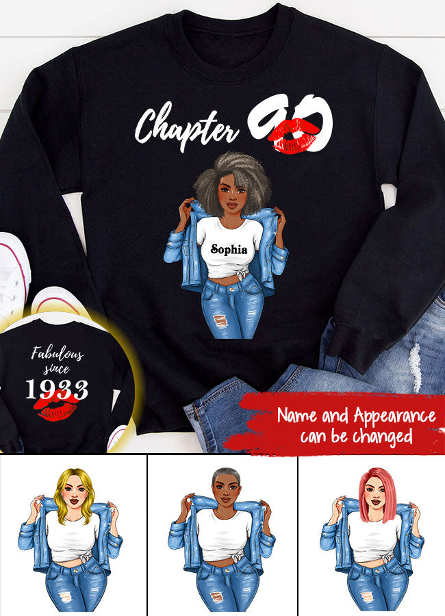 Personalized 90th birthday gifts ideas 90th birthday shirt for her back in 1933 turning 90 shirts 90 birthday t shirts for woman