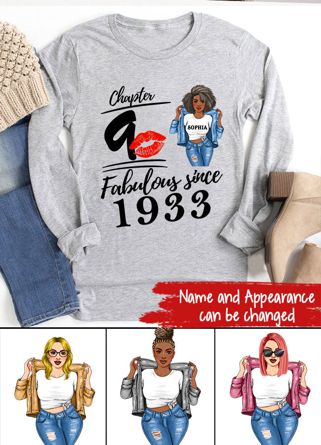 90th birthday shirts for her, Personalised 90th birthday gifts, 1933 t shirt, 90 and fabulous shirt, 90th birthday shirt ideas, gift ideas 90th birthday woman