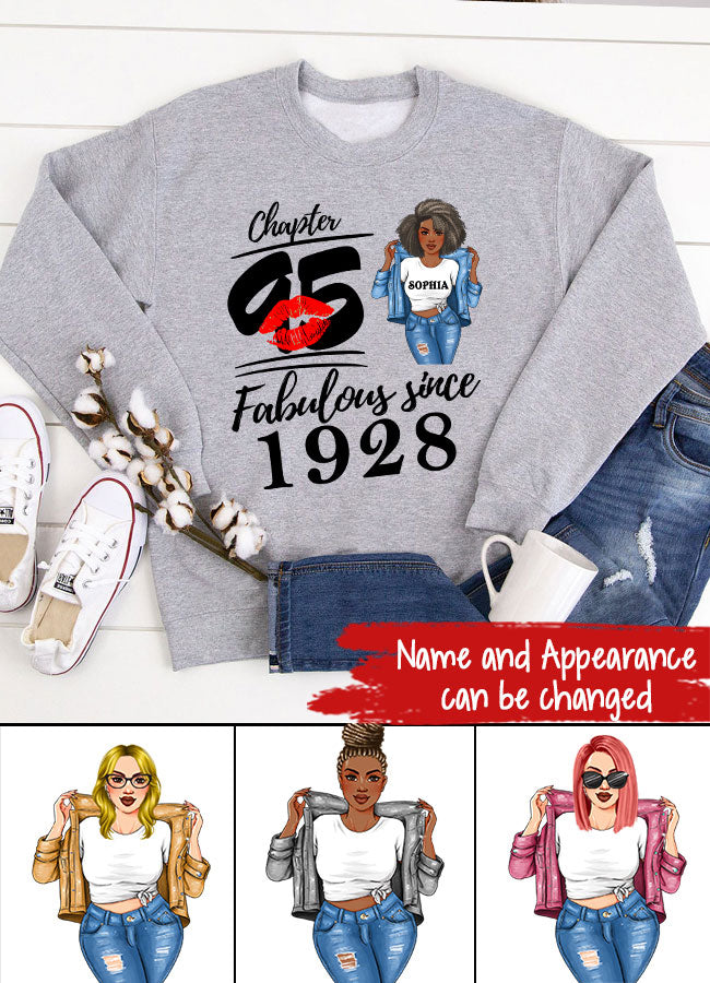 95th birthday shirts for her, Personalised 95th birthday gifts, 1928 t shirt, 95 and fabulous shirt, 95th birthday shirt ideas, gift ideas 95th birthday woman