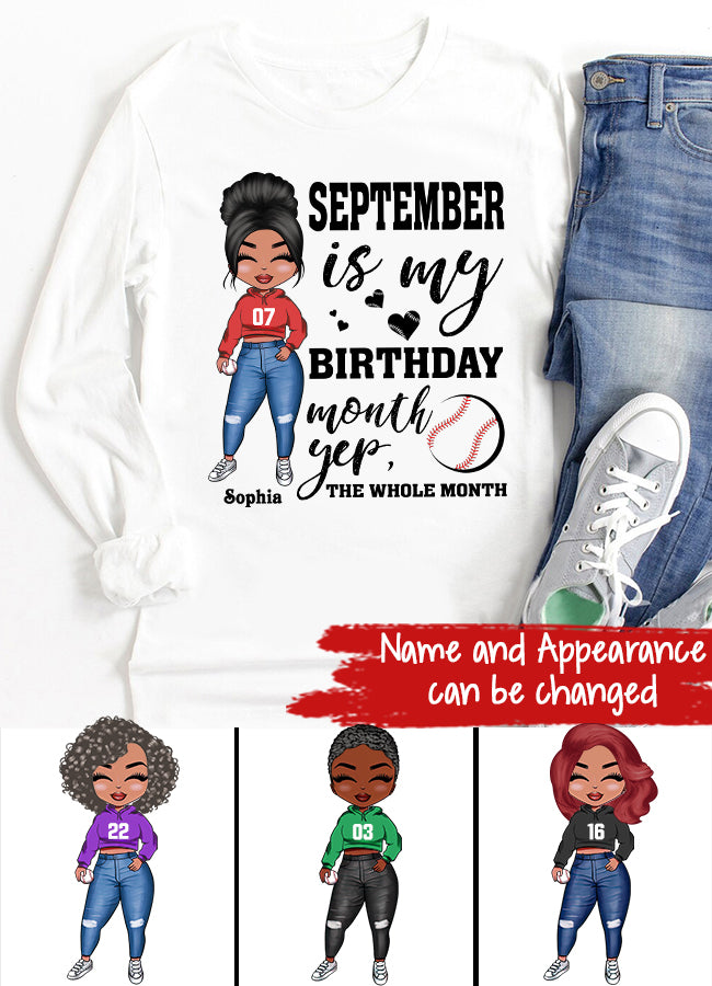 September Birthday Shirt, Custom Birthday Shirt, Queens Born In September, September Birthday Shirts For Woman, September Birthday Gifts